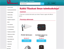 Tablet Screenshot of nettikama.fi